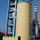 CP silo supplied from our company is a new type of even silo of a German BMH company,
characterized by low power consumption and good effect of homogenization